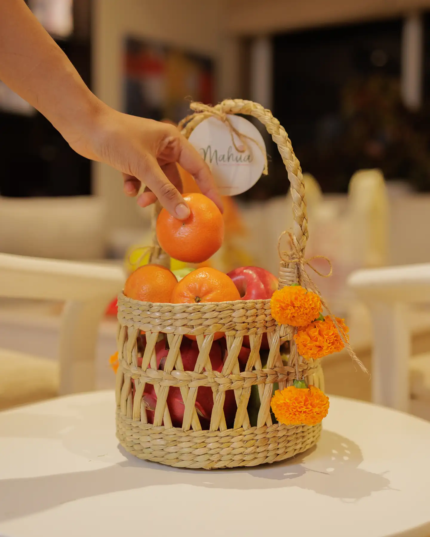 Mini Festive Fruit Basket